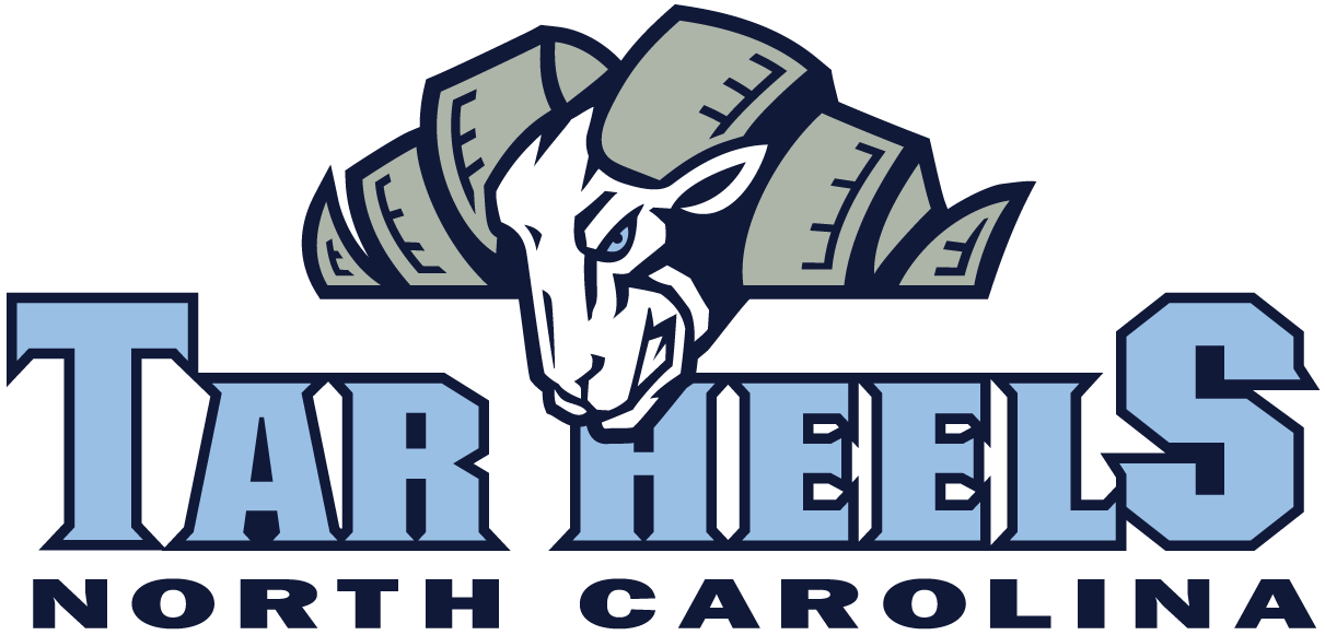 North Carolina Tar Heels 1999-2004 Wordmark Logo 03 iron on paper